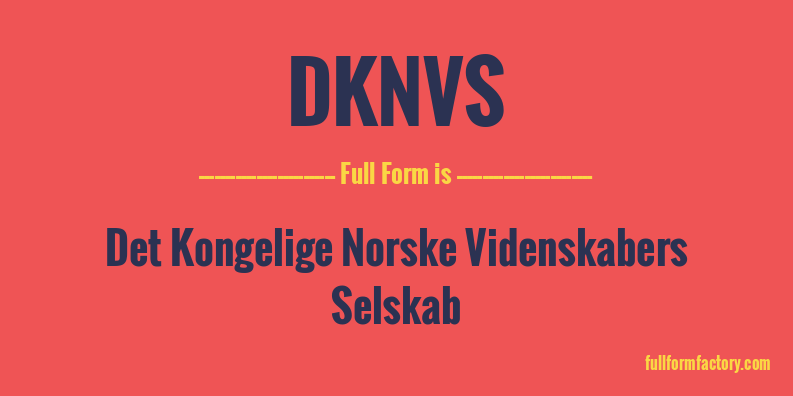 dknvs-full-form