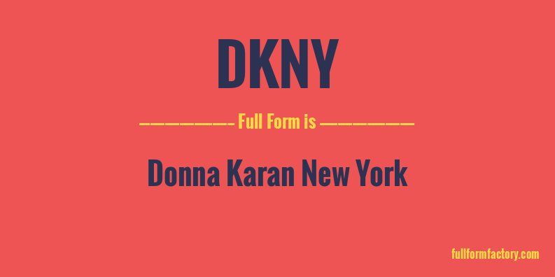 dkny-full-form
