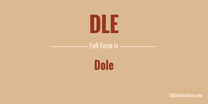 dle-full-form