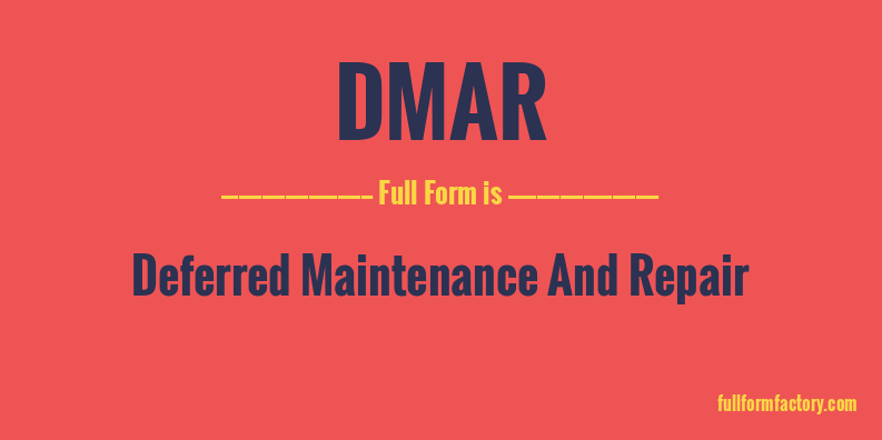 dmar-full-form