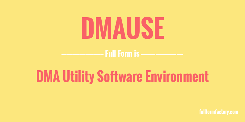 dmause-full-form