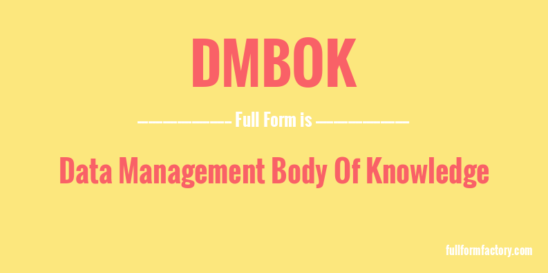 dmbok-full-form