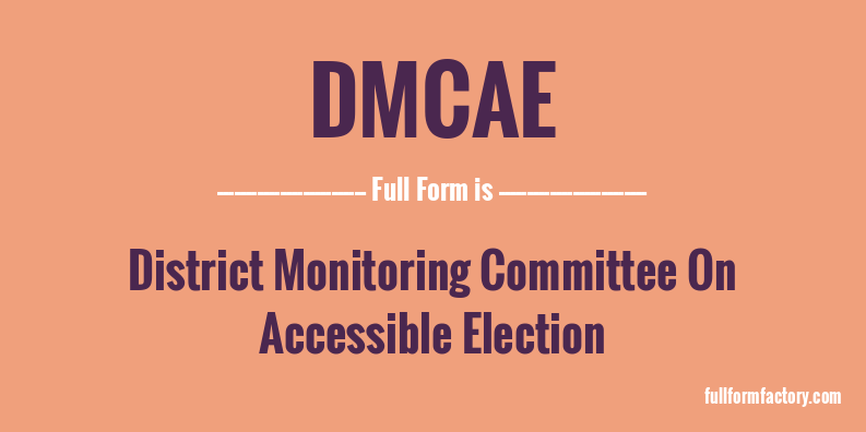 dmcae-full-form