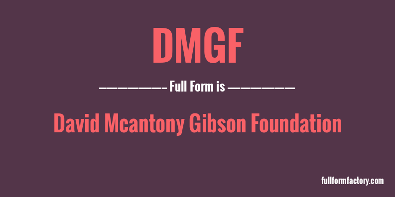 dmgf-full-form