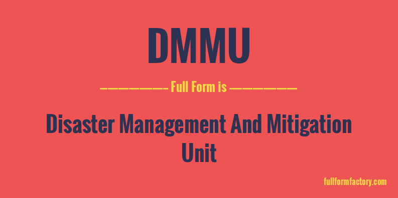 dmmu-full-form