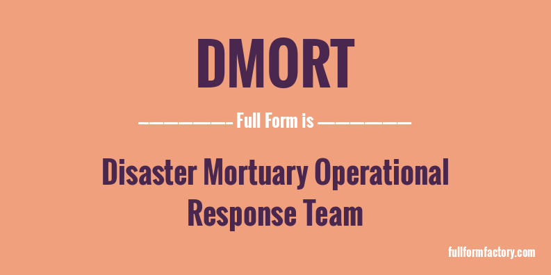 dmort-full-form