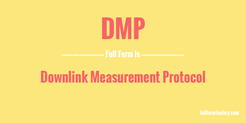dmp-full-form