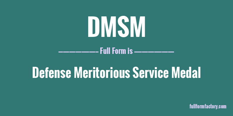 dmsm-full-form