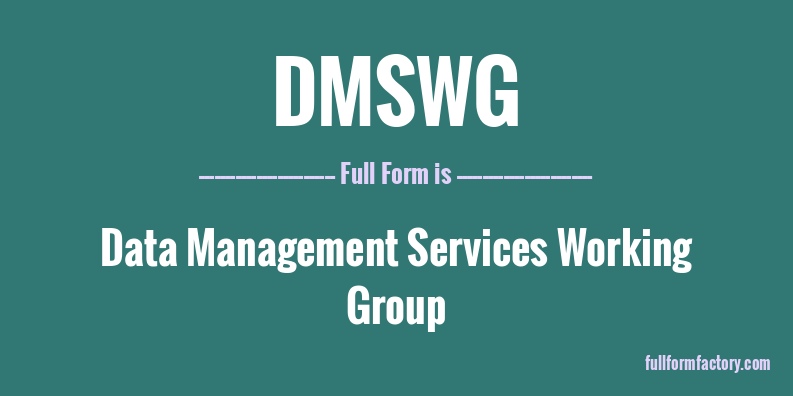 dmswg-full-form
