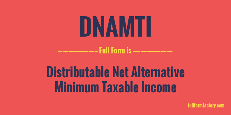 dnamti-full-form