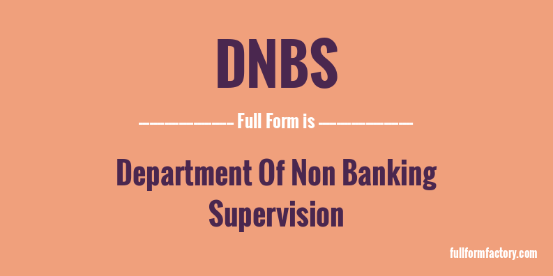 dnbs-full-form