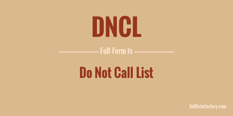 dncl-full-form