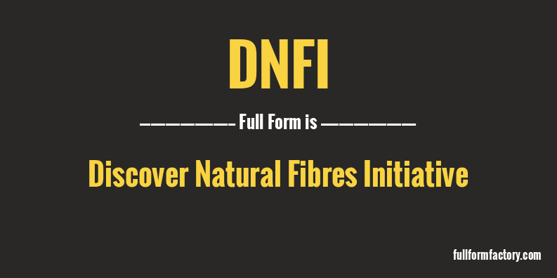 dnfi-full-form
