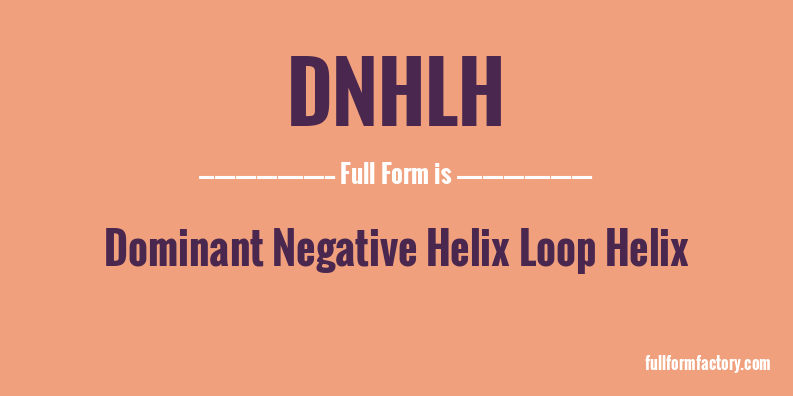 dnhlh-full-form