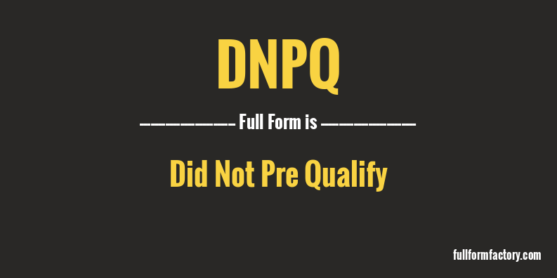 dnpq-full-form