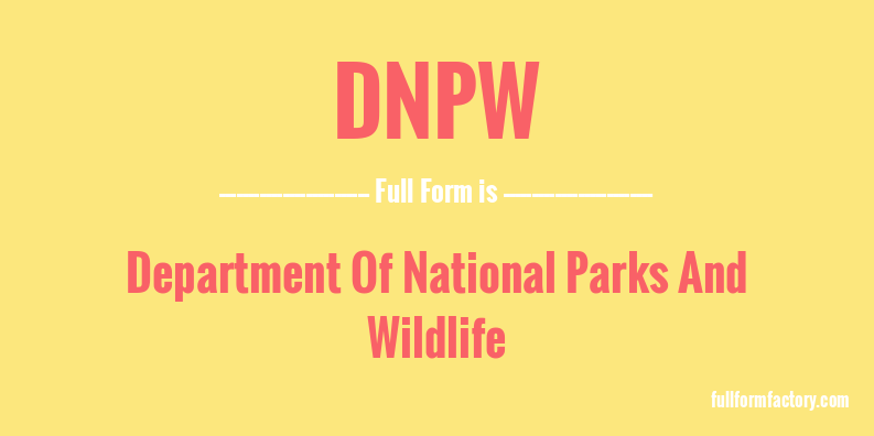 dnpw-full-form