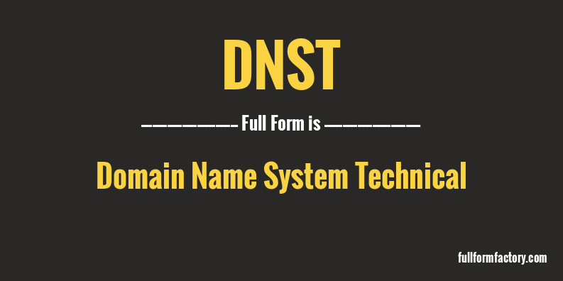 dnst-full-form