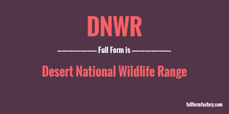 dnwr-full-form