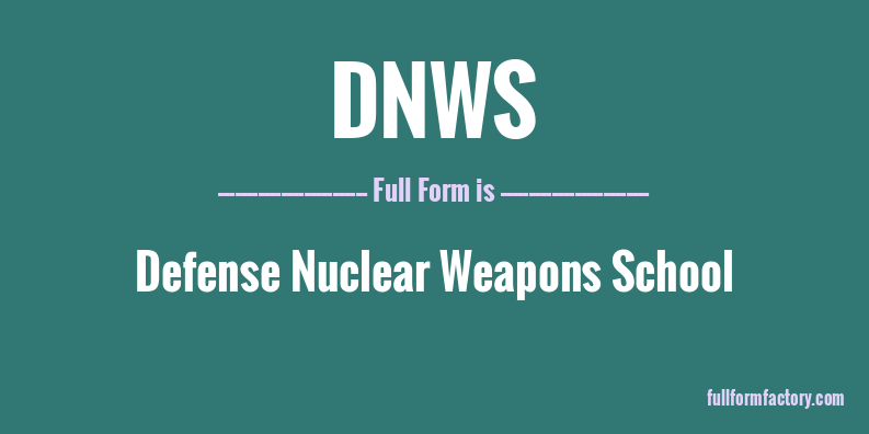 dnws-full-form