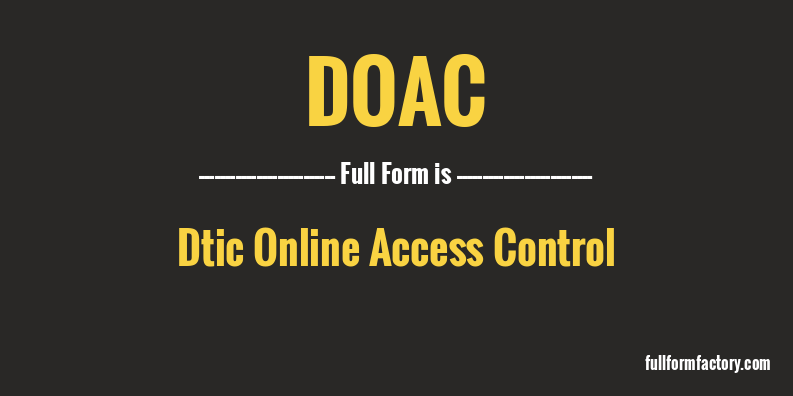 doac-full-form
