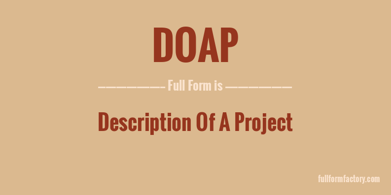 doap-full-form