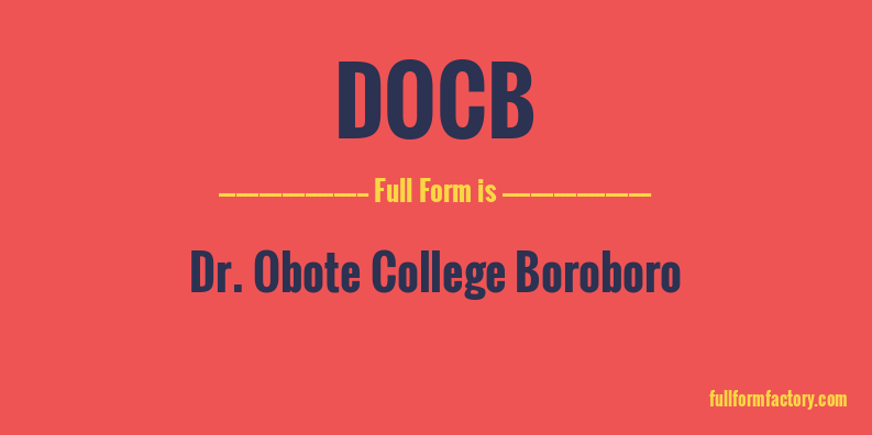docb-full-form