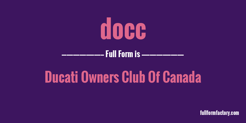 docc-full-form