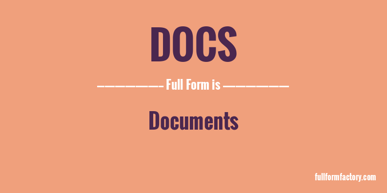 docs-full-form