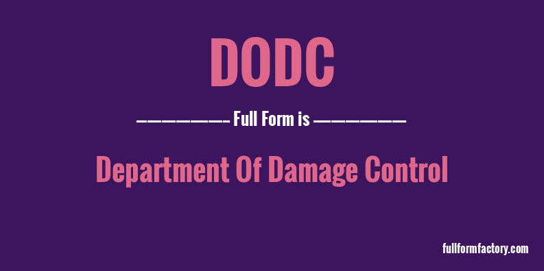 dodc-full-form