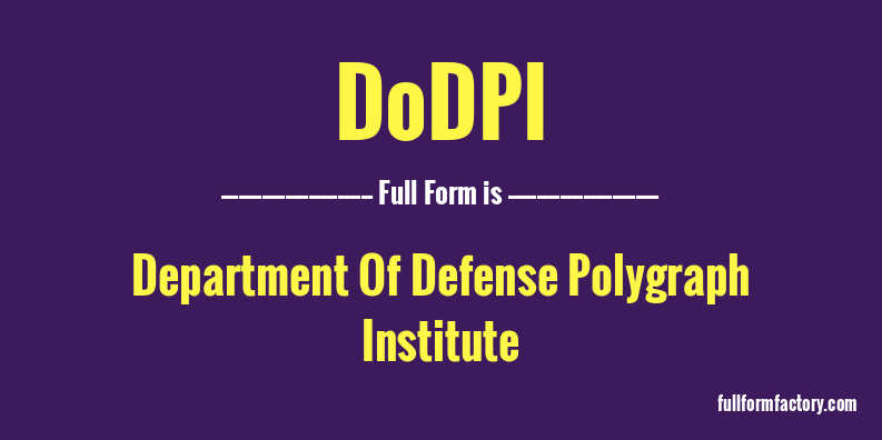 dodpi-full-form