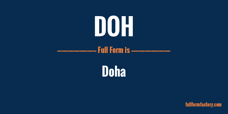 doh-full-form