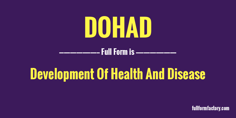 dohad-full-form