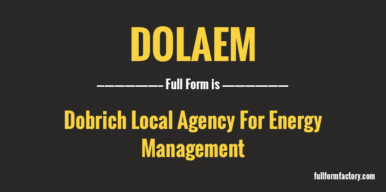 dolaem-full-form