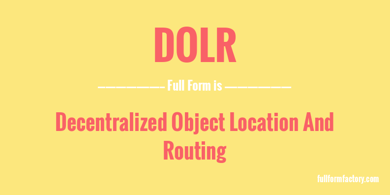 dolr-full-form
