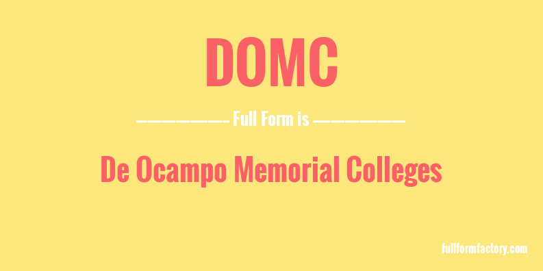 domc-full-form
