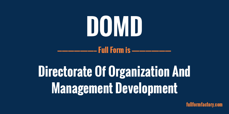 domd-full-form