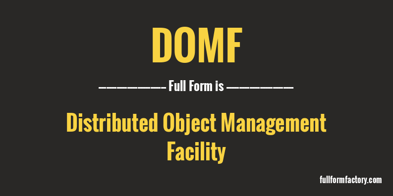 domf-full-form