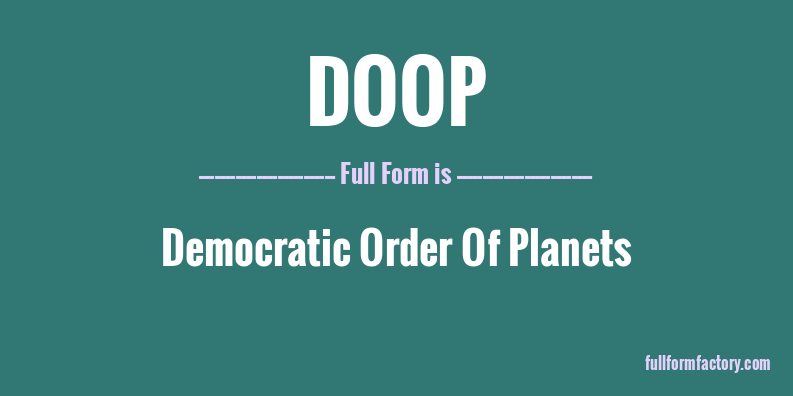 doop-full-form