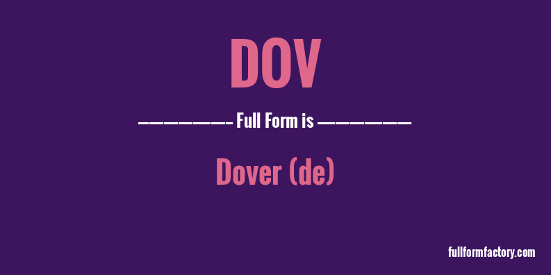 dov-full-form