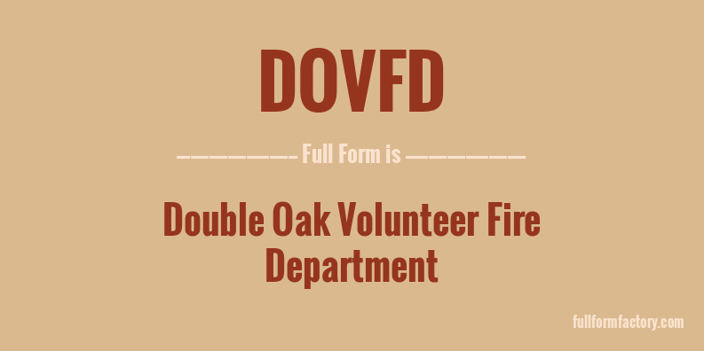 dovfd-full-form