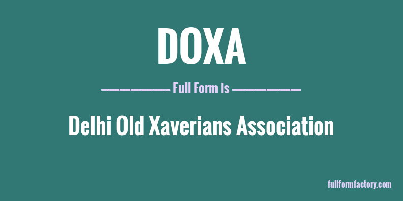 doxa-full-form
