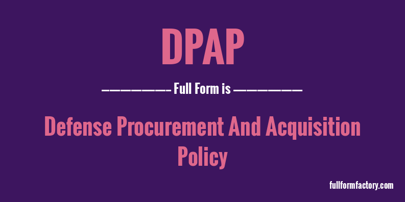 dpap-full-form