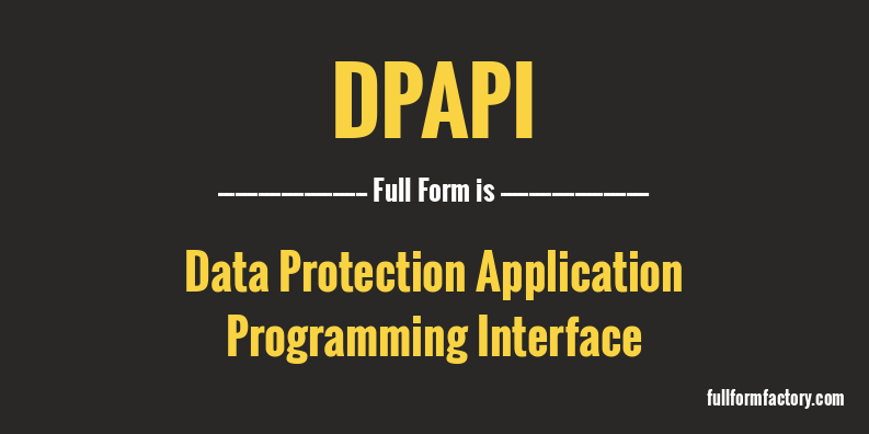 dpapi-full-form