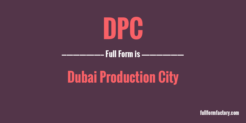 dpc-full-form