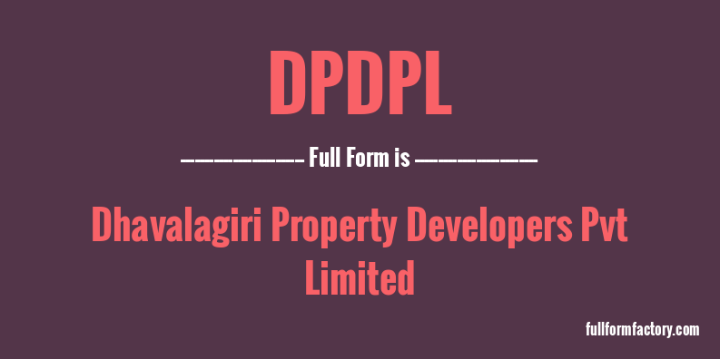 dpdpl-full-form