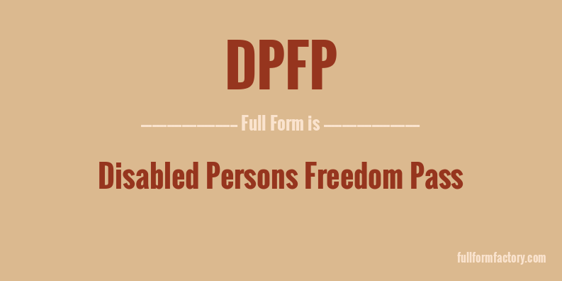 dpfp-full-form