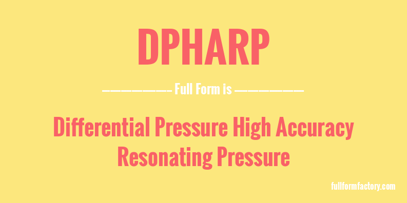 dpharp-full-form