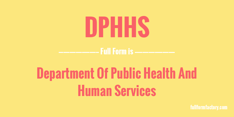 dphhs-full-form