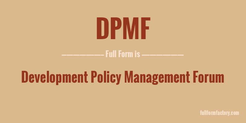 dpmf-full-form