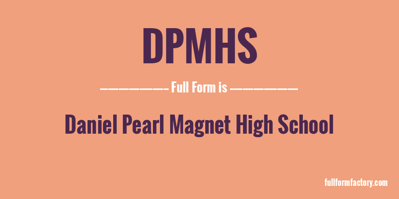 dpmhs-full-form